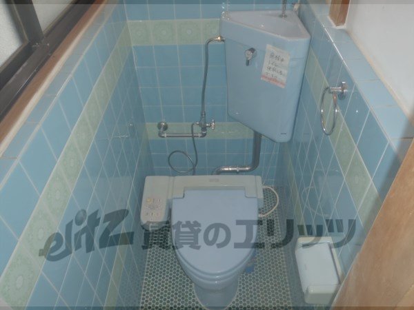 Toilet. Toilet is with a bidet.