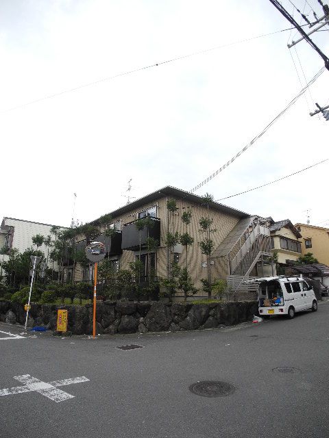 Building appearance. A quiet residential area