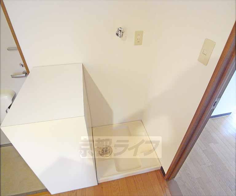 Other Equipment. It is indoor washing machine Storage.