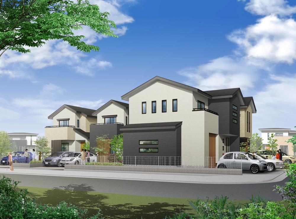 Local photos, including front road. It is an image view of the city skyline.