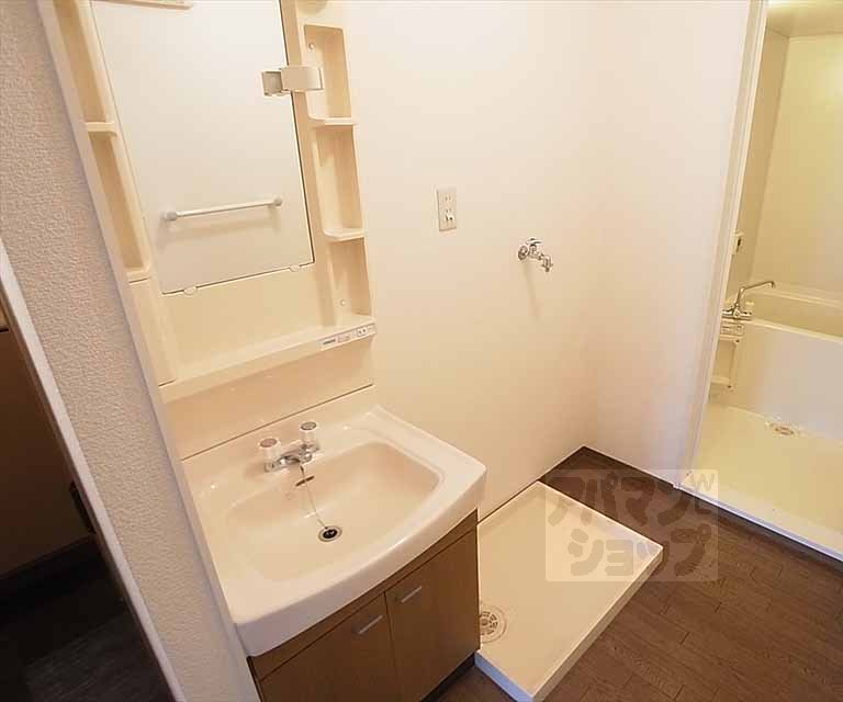 Washroom. Independent wash basin