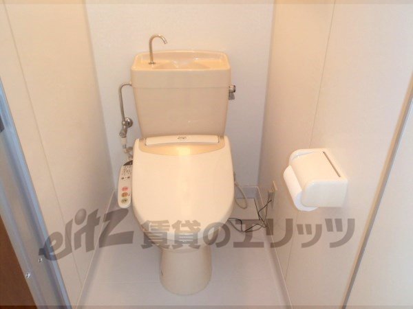 Toilet. It is with a bidet.