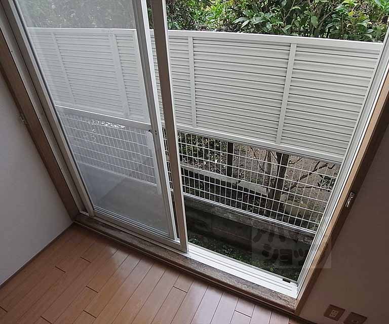 Balcony. Small garden