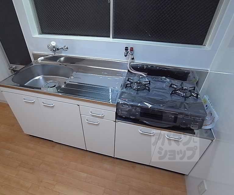 Kitchen. Two-burner gas stove that can be installed kitchen