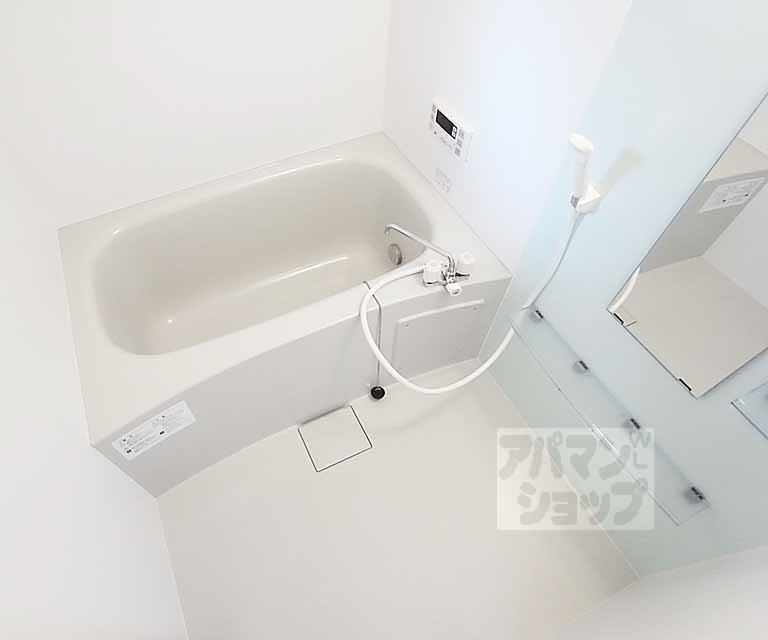 Bath. Bathing of spacious size with a mirror