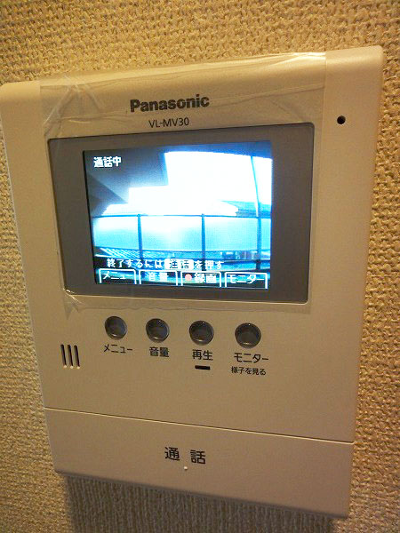 Security. Monitor with intercom, Suspicious person block