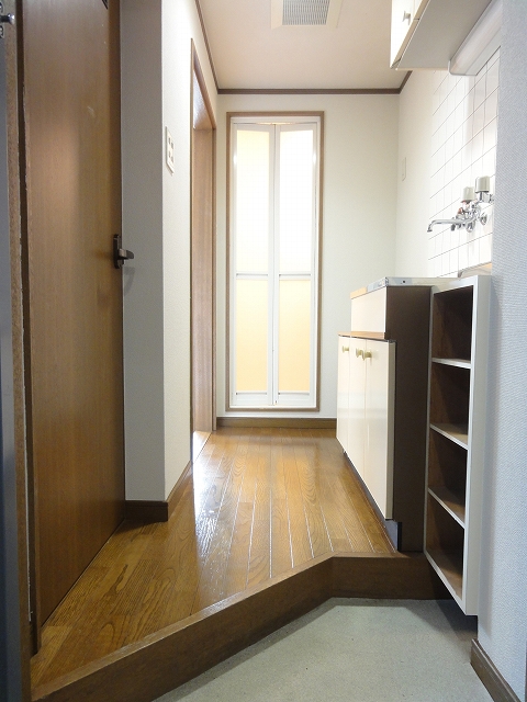 Entrance. It is a photograph of another room.