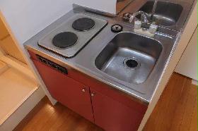 Kitchen. Two-burner electric stove