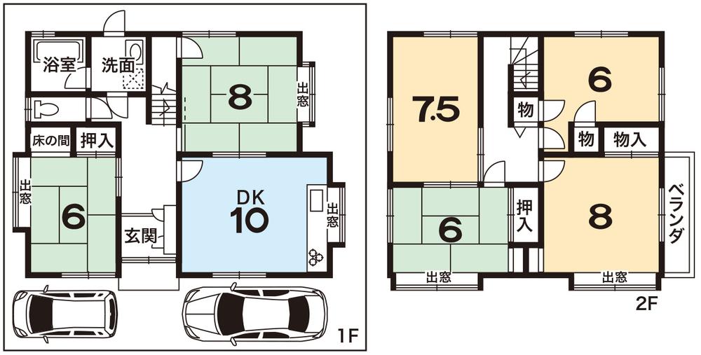 Floor plan. 36,800,000 yen, 6DK, Land area 116.35 sq m , Building area 121.7 sq m Floor