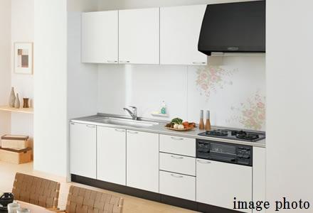 Building plan example (introspection photo).  [Our construction cases] kitchen Takarasutadado "Fesca"