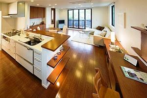 Kitchen. Reference is a picture. We tried to provide a living study space.