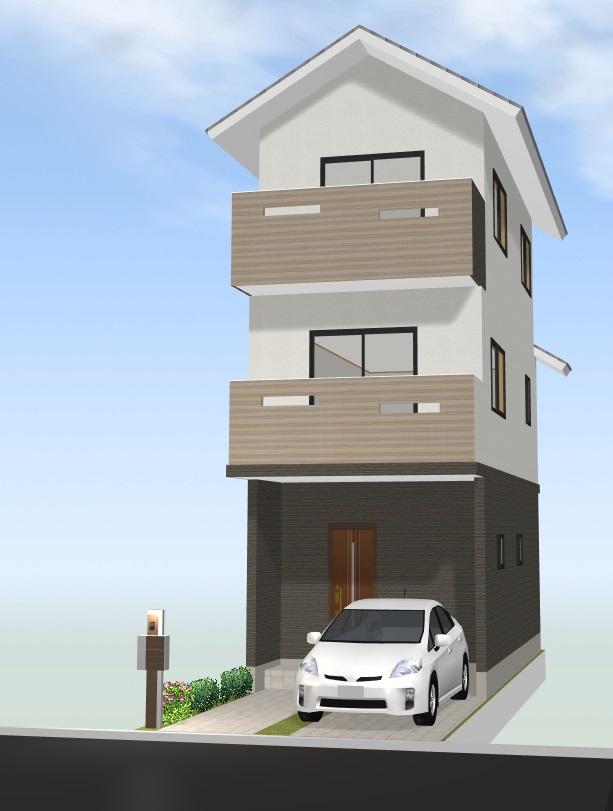 Building plan example (Perth ・ appearance). Image Perth
