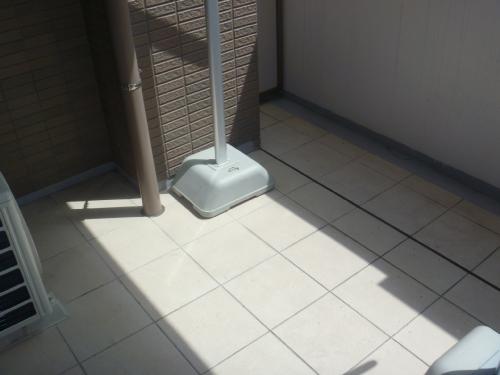 Balcony. It is a photograph of a different type floor plan.