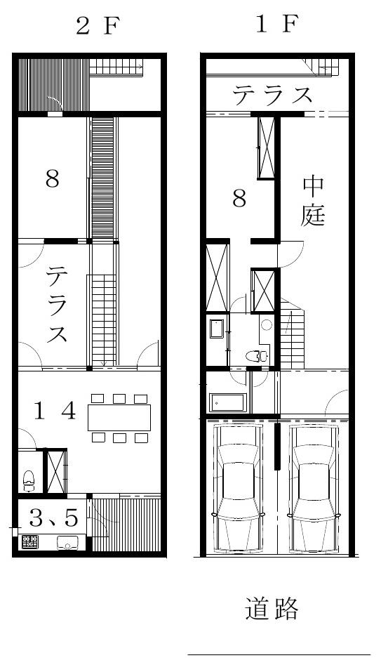 Floor plan. 66,600,000 yen, 2LDK + S (storeroom), Land area 114.47 sq m , Building area 76.6 sq m on the north. 
