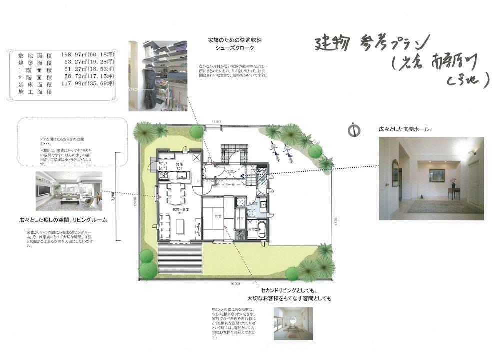 Building plan example (introspection photo). Building plan example 1 Kaizumen