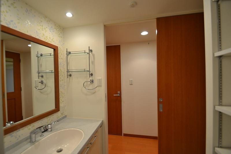 Wash basin, toilet. Washroom (December 2013) Shooting