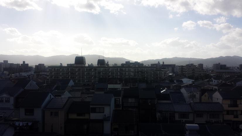 View photos from the dwelling unit. View from the balcony (September 2013) Shooting