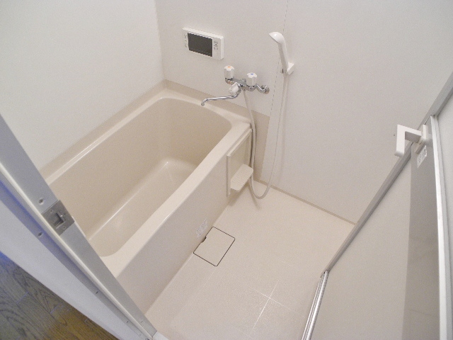 Bath. It comes with TV