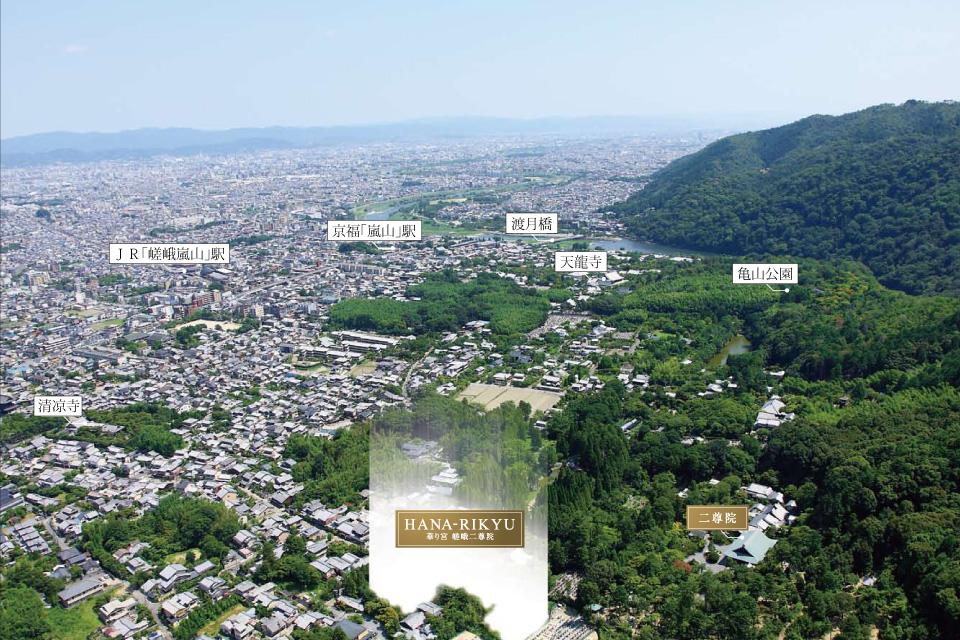 aerial photograph. It is seen from the sky site (August 2012) shooting