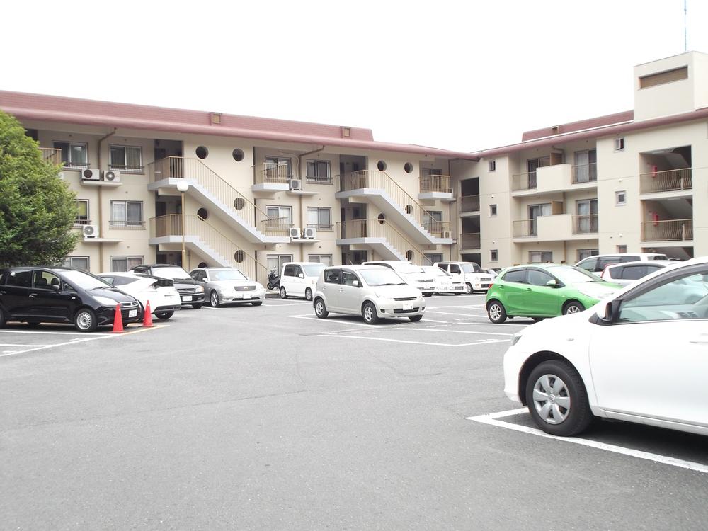 Parking lot. Common areas