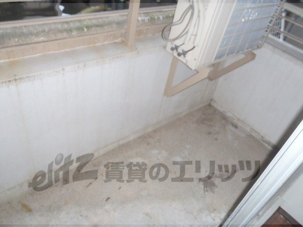 Balcony. Washing machine veranda installation