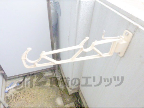 Balcony. Clothes hook