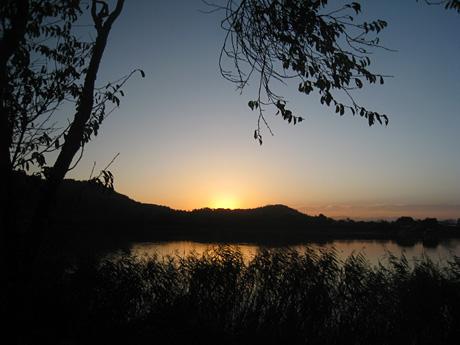 Streets around. Ayumu than Hirosawa pond 1360m