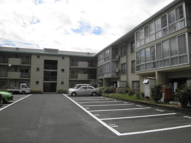 Parking lot. Common areas