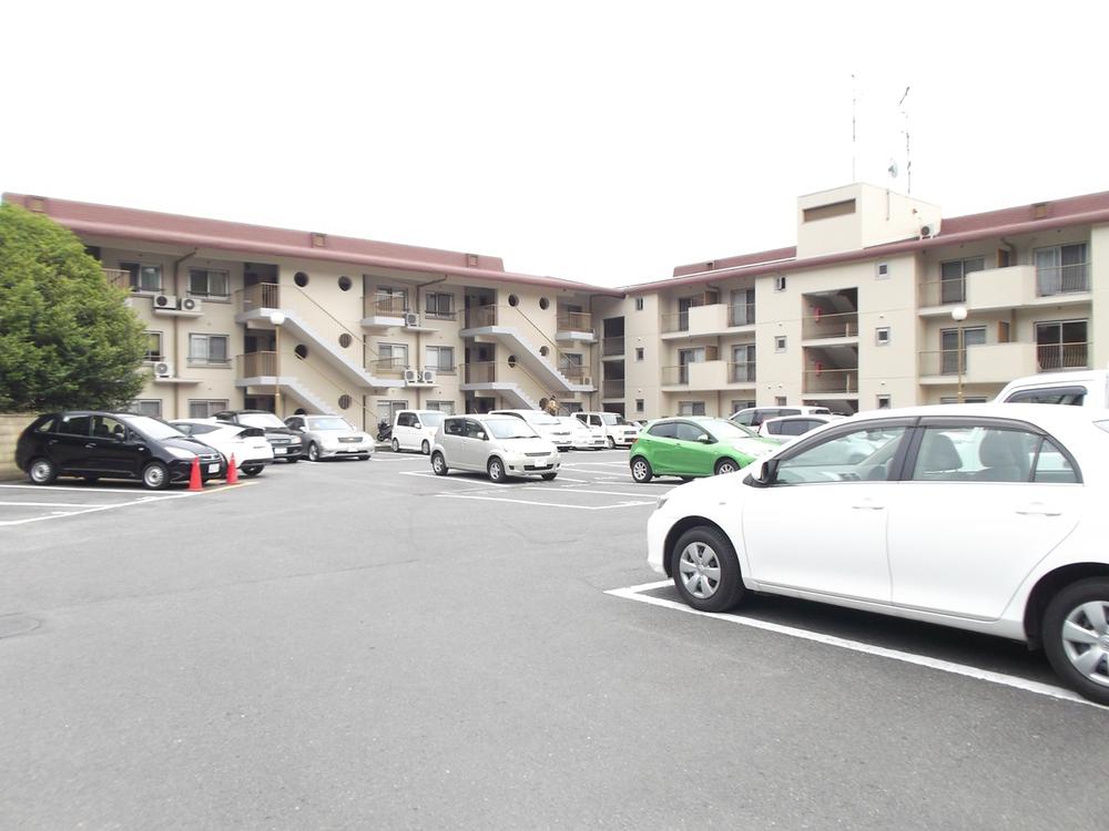 Parking lot. Common areas