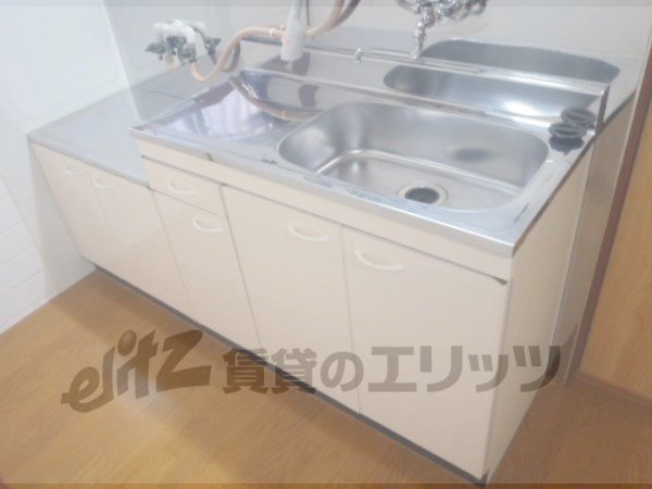 Kitchen. Two-burner stove is put kitchen