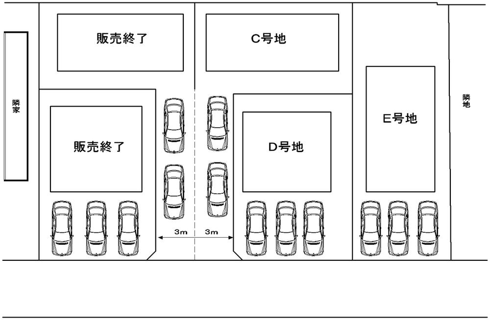 Compartment figure. 35,800,000 yen, 3LDK, Land area 124.02 sq m , Building area 90.74 sq m per diem to all sections of both ・ Becoming ventilation good compartment. one time, Please refer to the local.
