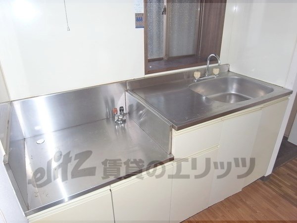 Kitchen. It is a wide range of kitchen.