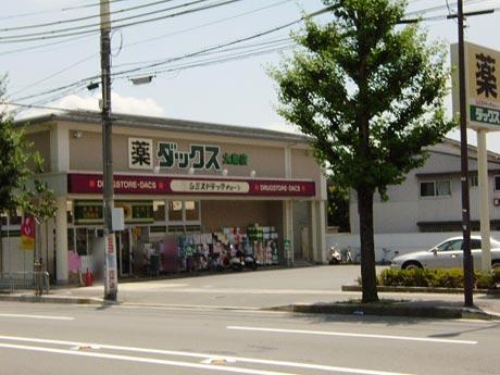 Drug store. 550m until Dax Uzumasa shop