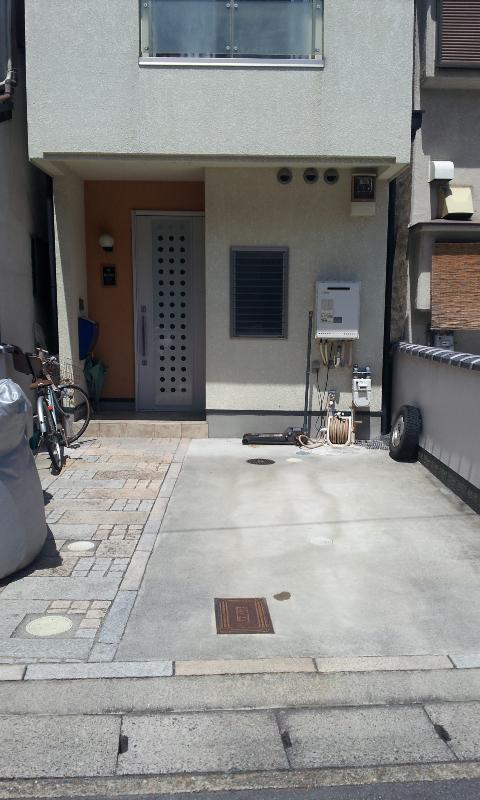 Other local. Garage is spacious and put car and bicycle few cars