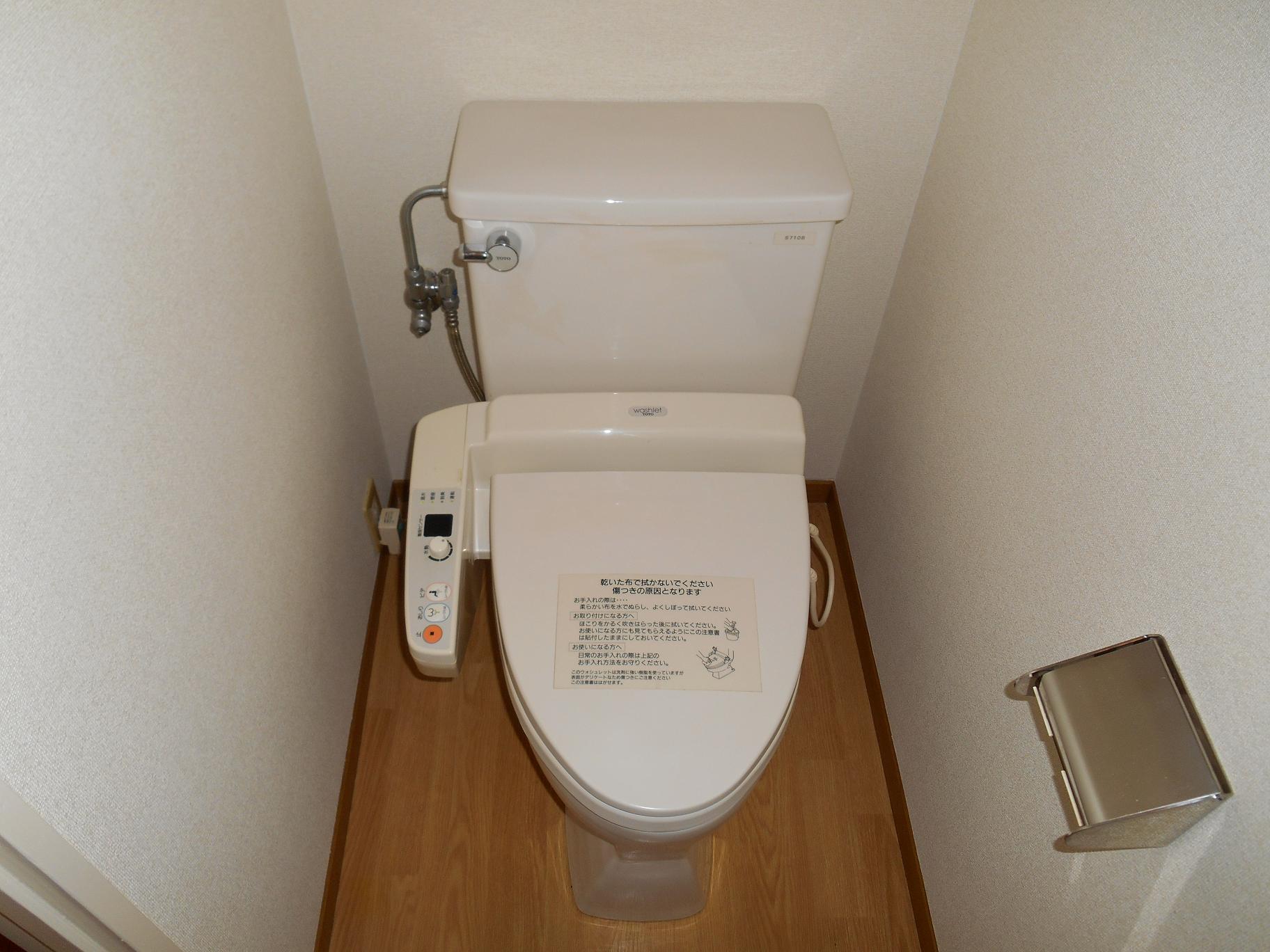 Toilet. Warm water washing toilet seat