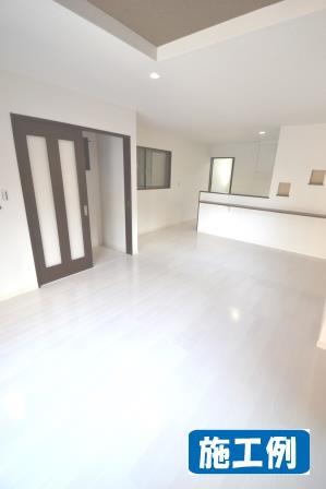 Model house photo. Our construction cases