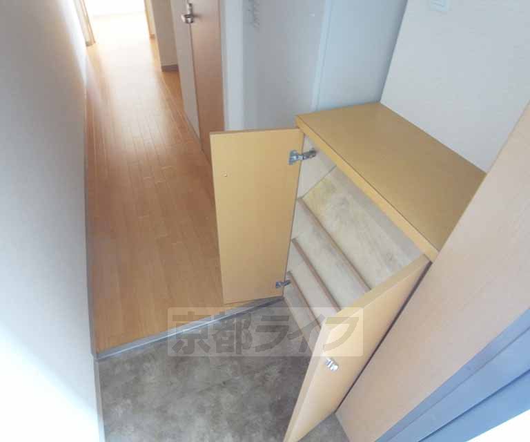 Entrance. It comes with a shoe box!