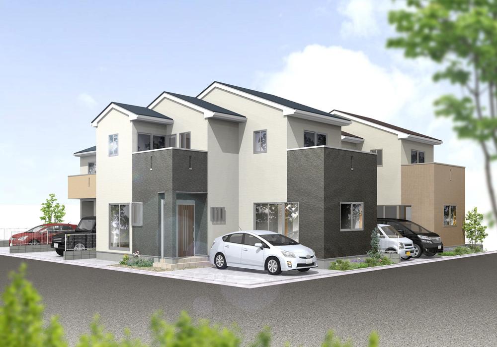 Building plan example (Perth ・ appearance). Building plan example (C No. land) Building Price 15.3 million yen, Building area 101.02 sq m Additional 1.5 million yen (outside structure, Water contributions, Building construction cost, Ground survey, etc.)