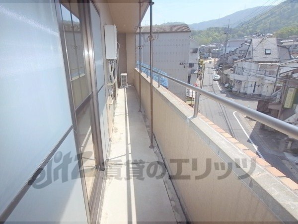 Balcony. Spacious veranda