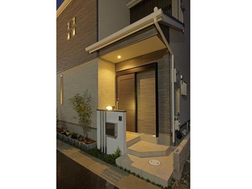 Model house photo. Stylish entrance porch (No. 2 destination model house)