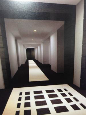 Balcony. Share corridor. (Model photo. )