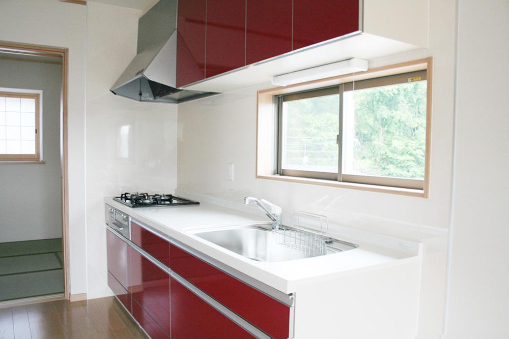 Kitchen. Wide kitchen of 2550mm