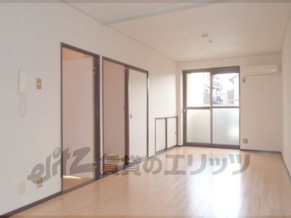 Living and room. Renovated the 2DK to 1LDK.