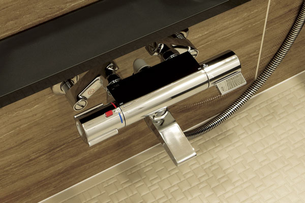 Bathing-wash room.  [Thermostat function with faucet] ( ※ )
