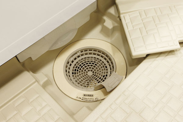 Bathing-wash room.  [Kururin poi drainage port] ( ※ )