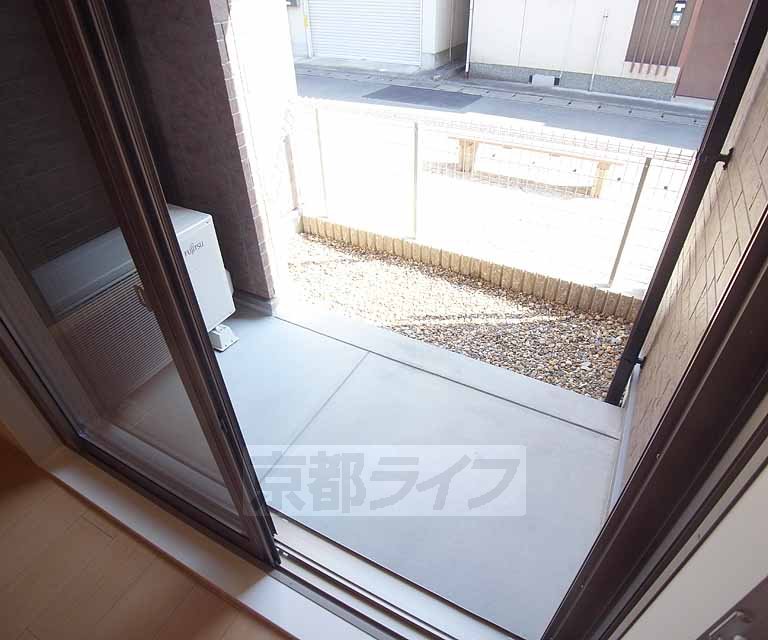 Balcony. The first floor is a little spread!