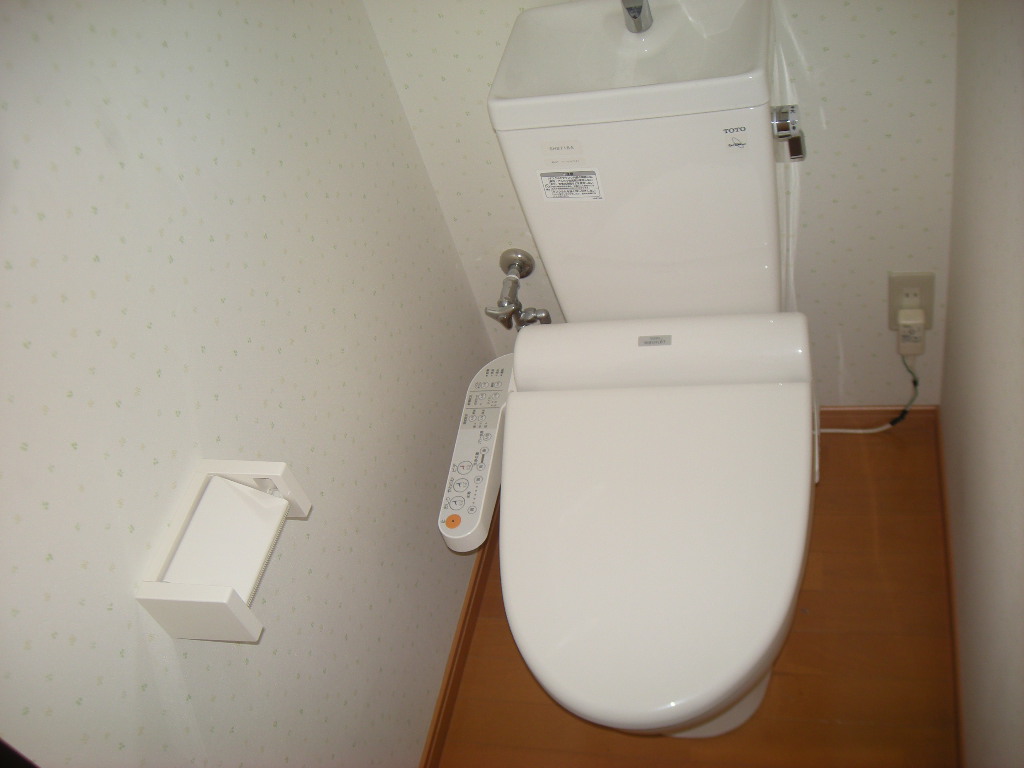 Toilet. Warm water washing toilet seat
