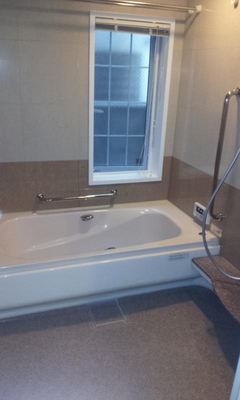 Bathroom. Wide custom-made ~ There unit bus. We put in a slowly bath (^ _ ^.)