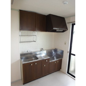 Kitchen. It is the front door storage!