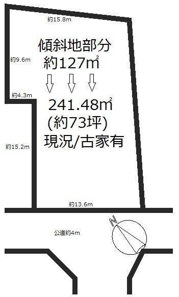 Compartment figure. Land price 28 million yen, Land area 241.48 sq m